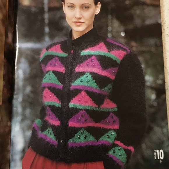 Katia Knitting Pattern Book 57 Sweaters Autumn Winter in English and Spanish #21 - Picture 5 of 12